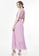 iROO multi Sleevess Small Petal Print Maxi Chiffon Dress 24ECFAAAB1AE70GS_3