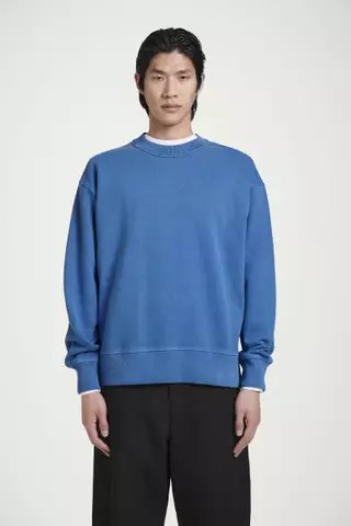Mock Neck Smile Sweatshirt - Black – Feature