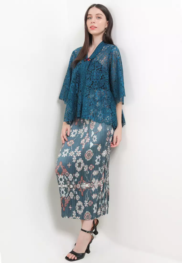 Rok Plisket Bunga