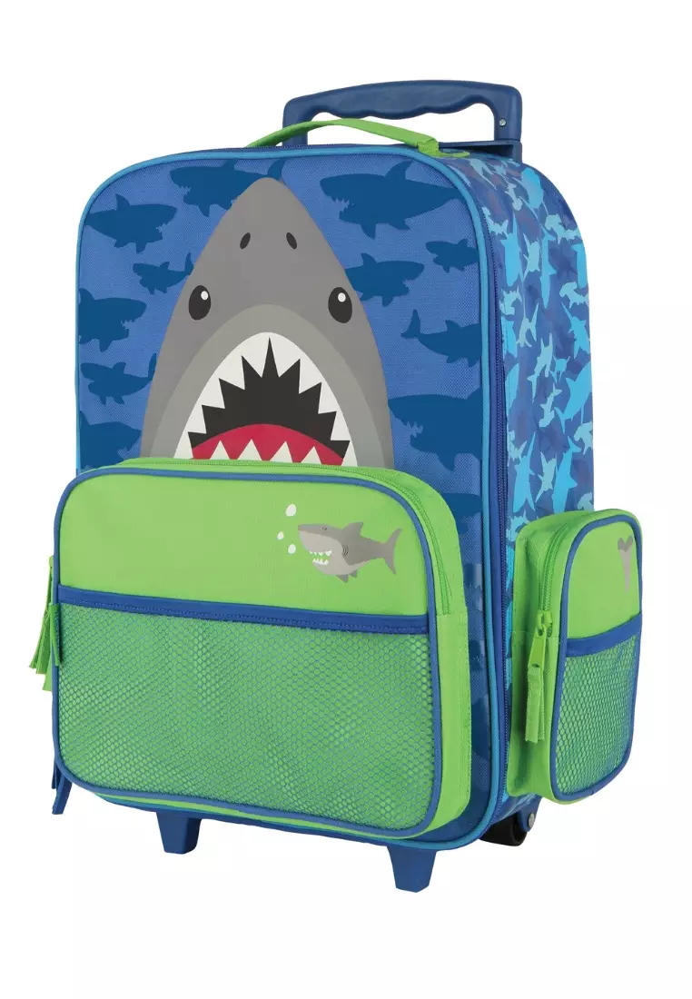 Trolley Bag with Lunch Bag for Kids Shark AOP 1