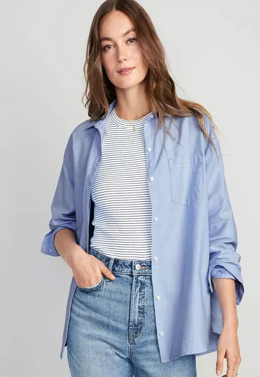 Oversized Boyfriend Shirt For Women