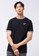The Executive black Short Sleeve T-shirt with Stripe Neck 1CA3EAAC1C967CGS_1