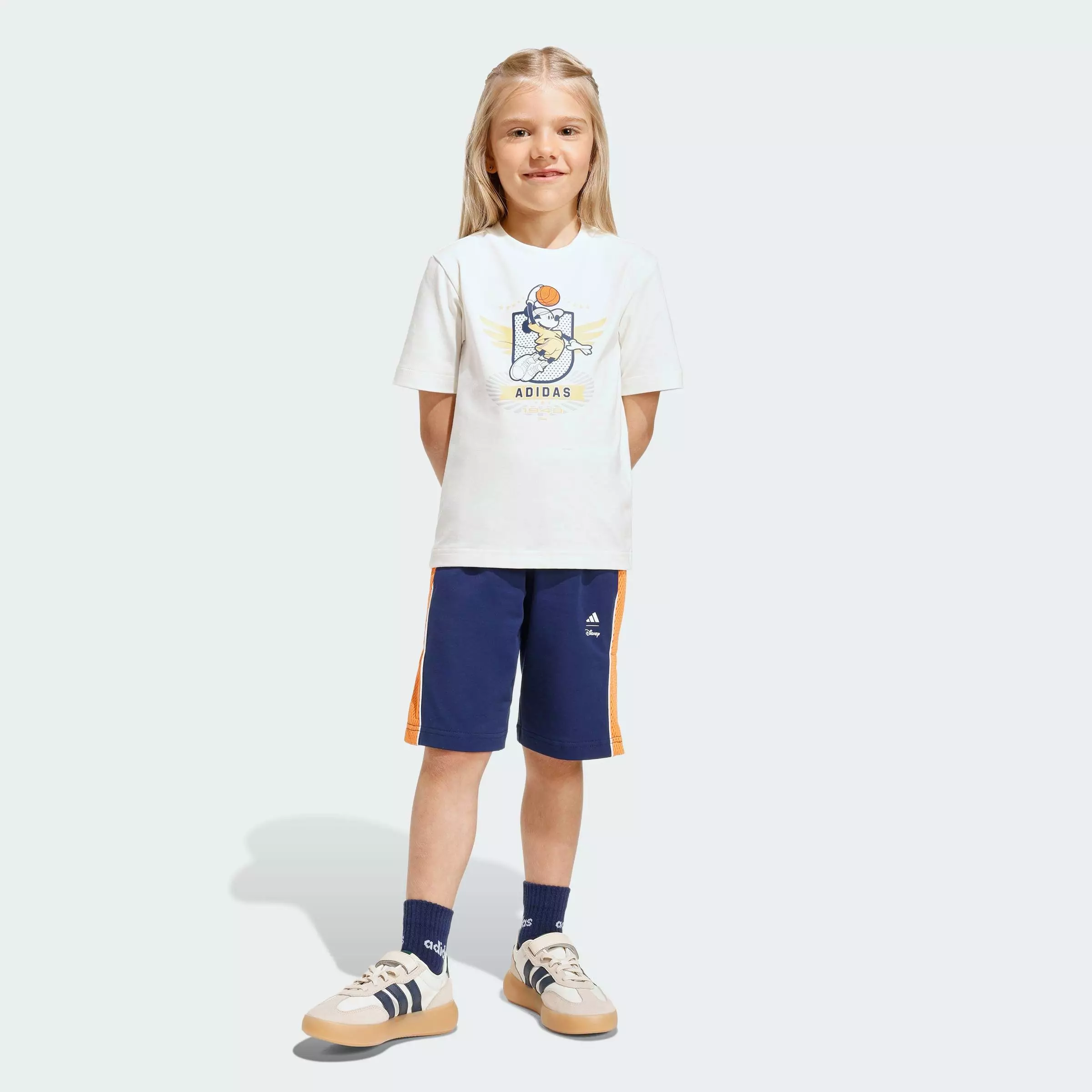 Disney x ADIDAS Mickey Mouse Shorts & T-Shirt Kids Set