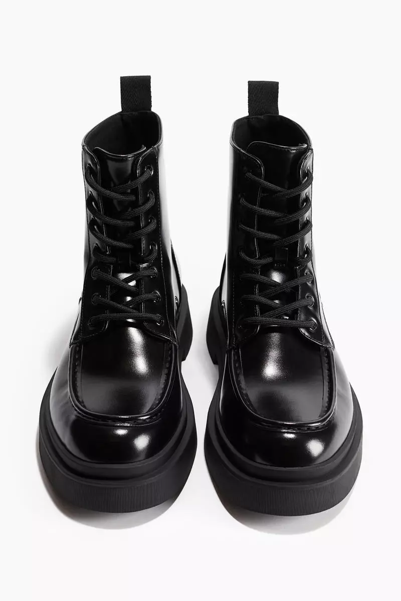 Buy H&M Laceup boots Online ZALORA Malaysia
