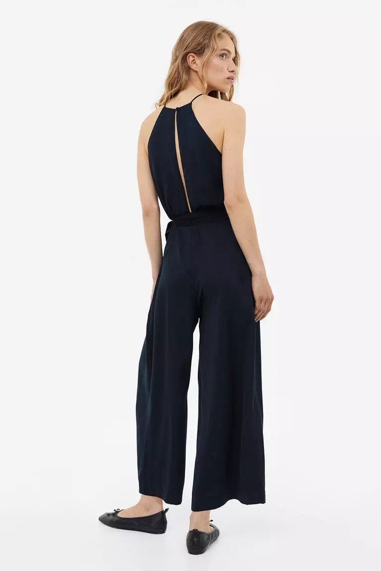 Jual H&M Satin jumpsuit Original 2024 | ZALORA Indonesia ®