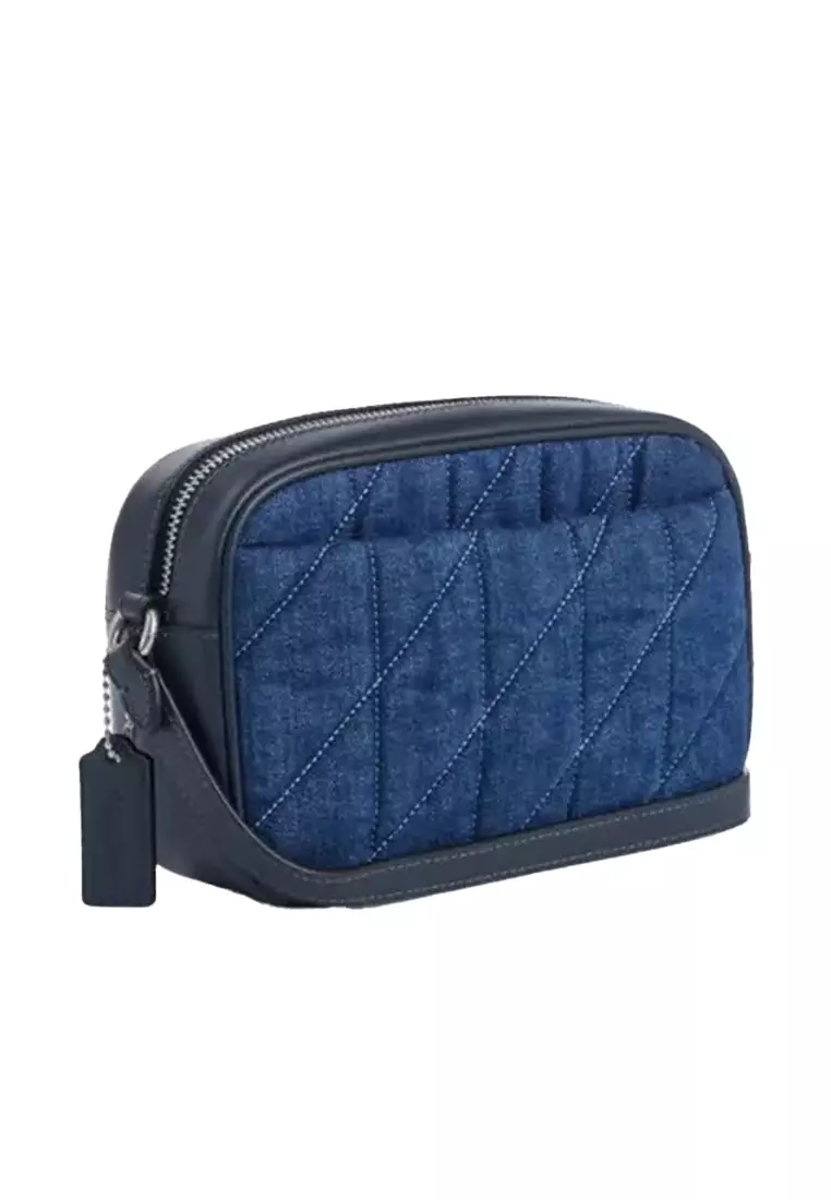 デニム キルティング【COACH】Mini Jamie Camera Bag CAP99 Mini Jamie Camera Bag With Quilting DENIM