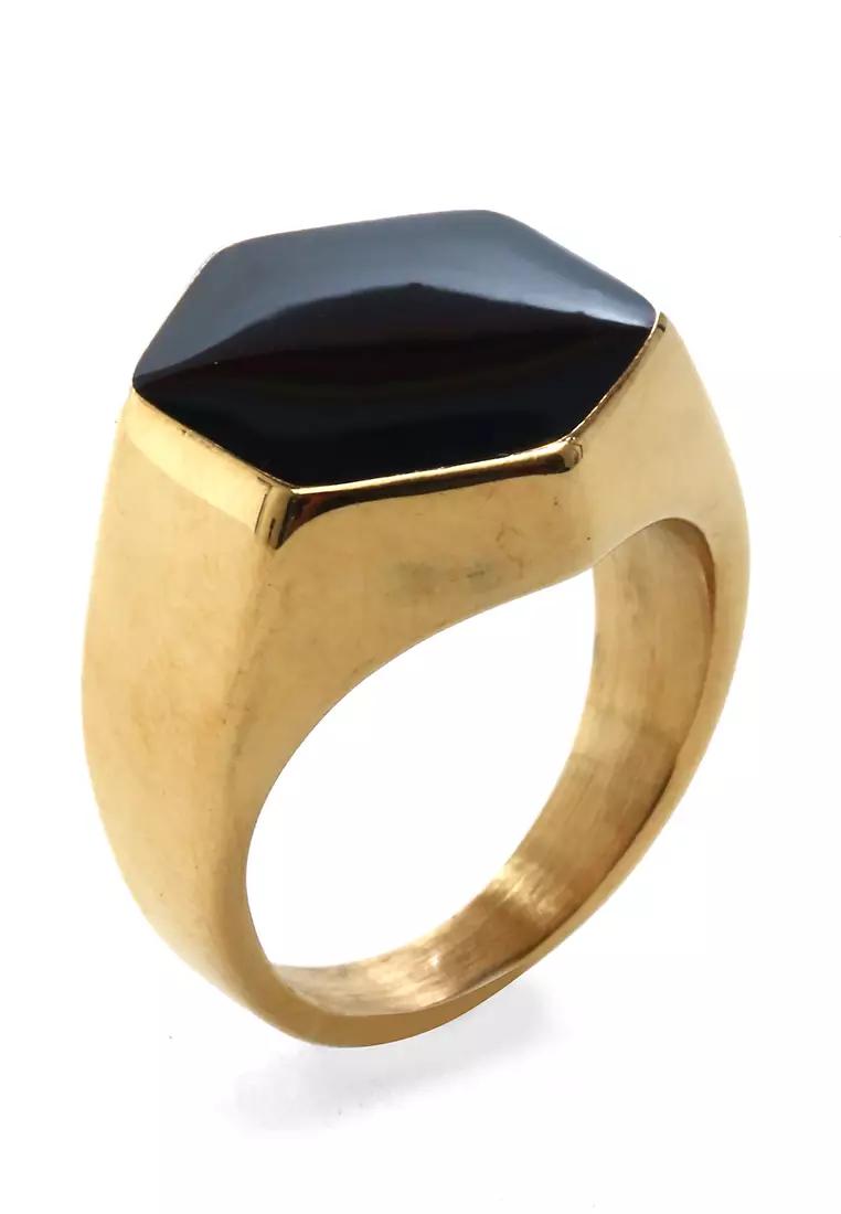 Daisy Aksesoris Fashion Pria Wanita CIncin Desain Acosta Material Titanium ORIGINAL - Gold