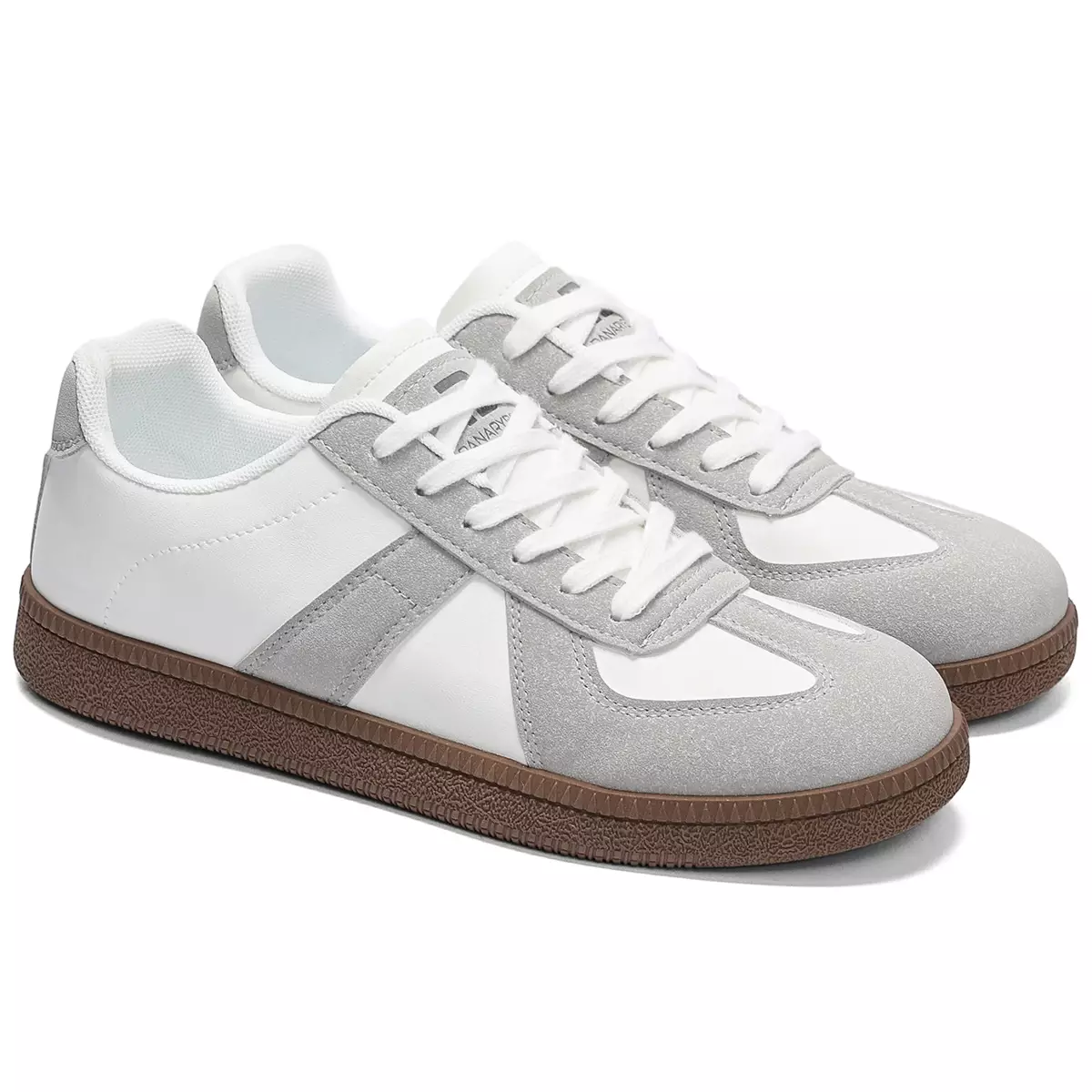 LURAD Sepatu Pria 3 Warna Flat Sekolah Kerja Simple Sneakers Cowok Polos QN592