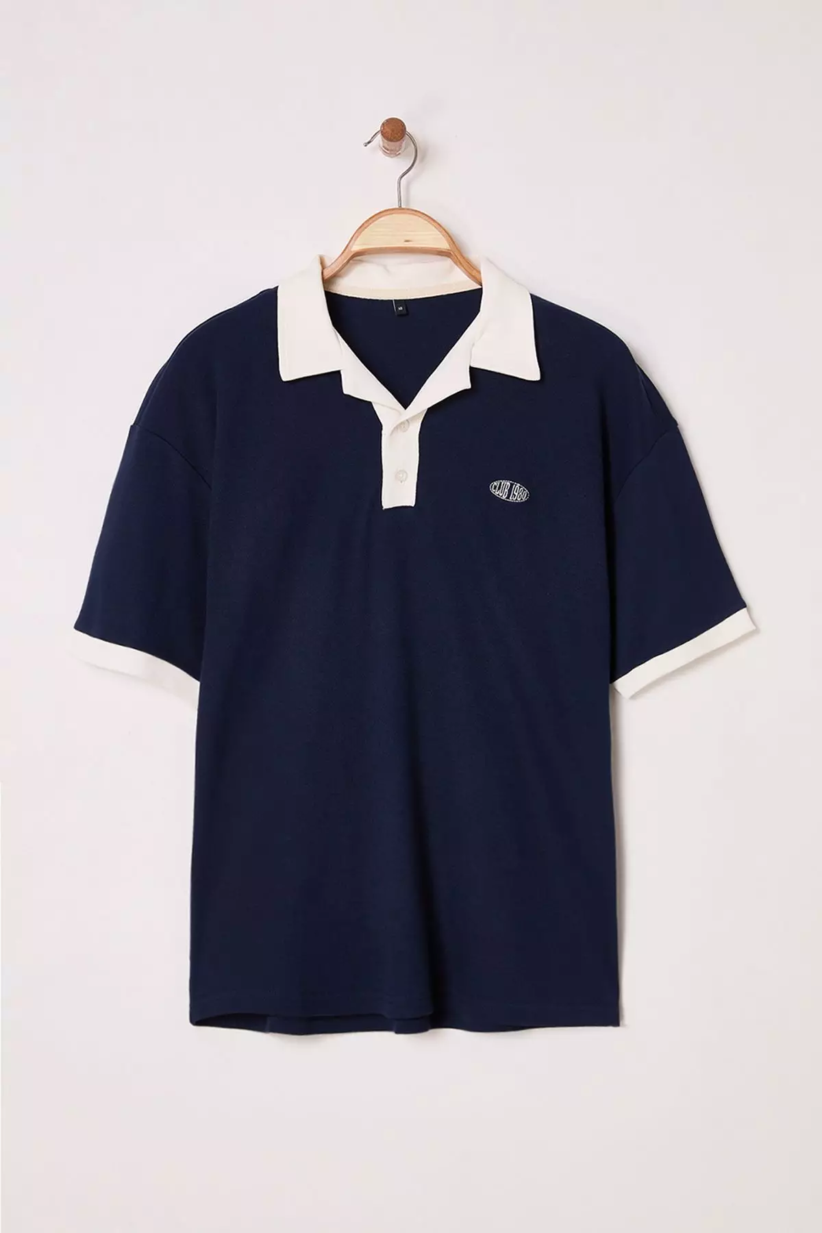 Embroidered Detail Polo Shirt