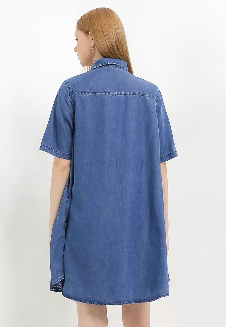 Ericka Denim Mini Dress