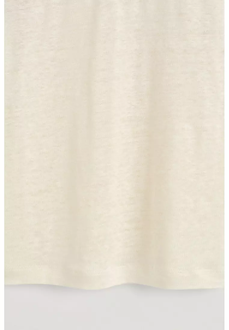 CREW-NECK LINEN T-SHIRT