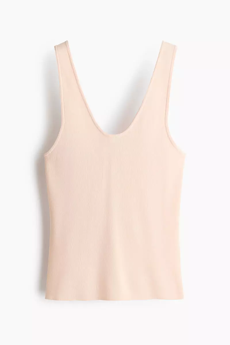 Knitted vest top