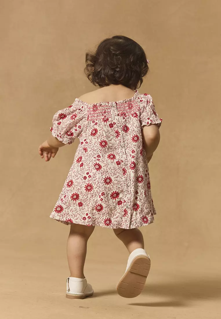 Floral Smock Dress