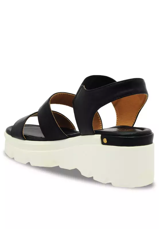 Elastic Strap Casual Wedges