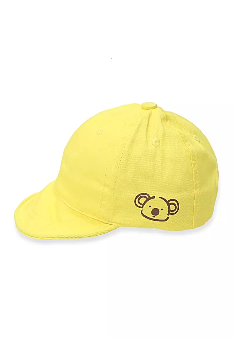 Javer Topi Baseball Anak Balita Unisex Animals Motive Childrens Cap Material Cotton ORIGINAL - Yellow
