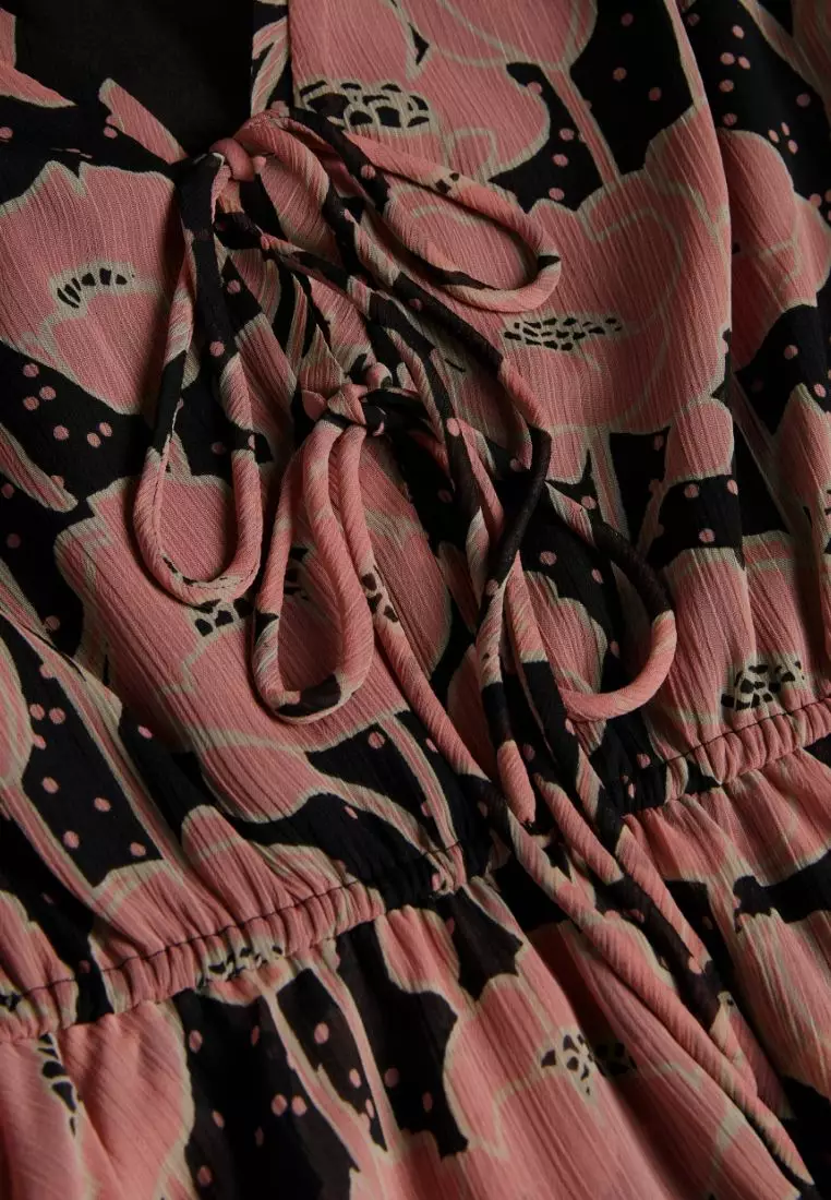 ted baker black and pink dress Tea Dress Ted Baker Black And Pink Dress Ted Baker MHIA Bejeweled Shadows  Dress