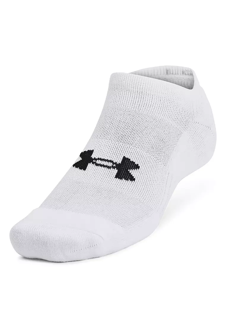 Training Cotton 3-Pack No Show Socks