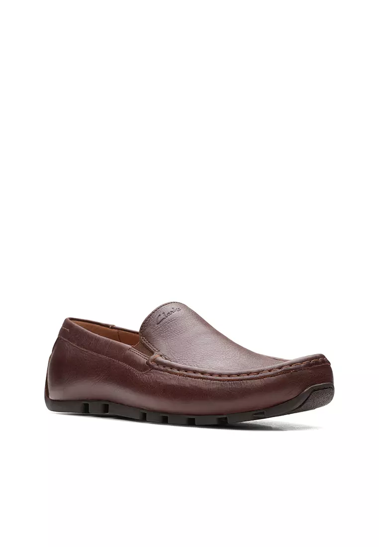 Oswick Plain Loafers Dark Tan