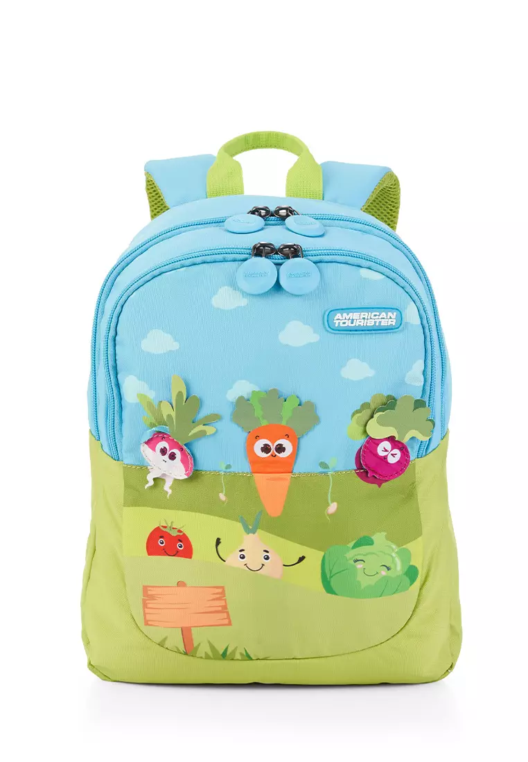 American tourister back to school backpack woodle 01 grey hippo deals