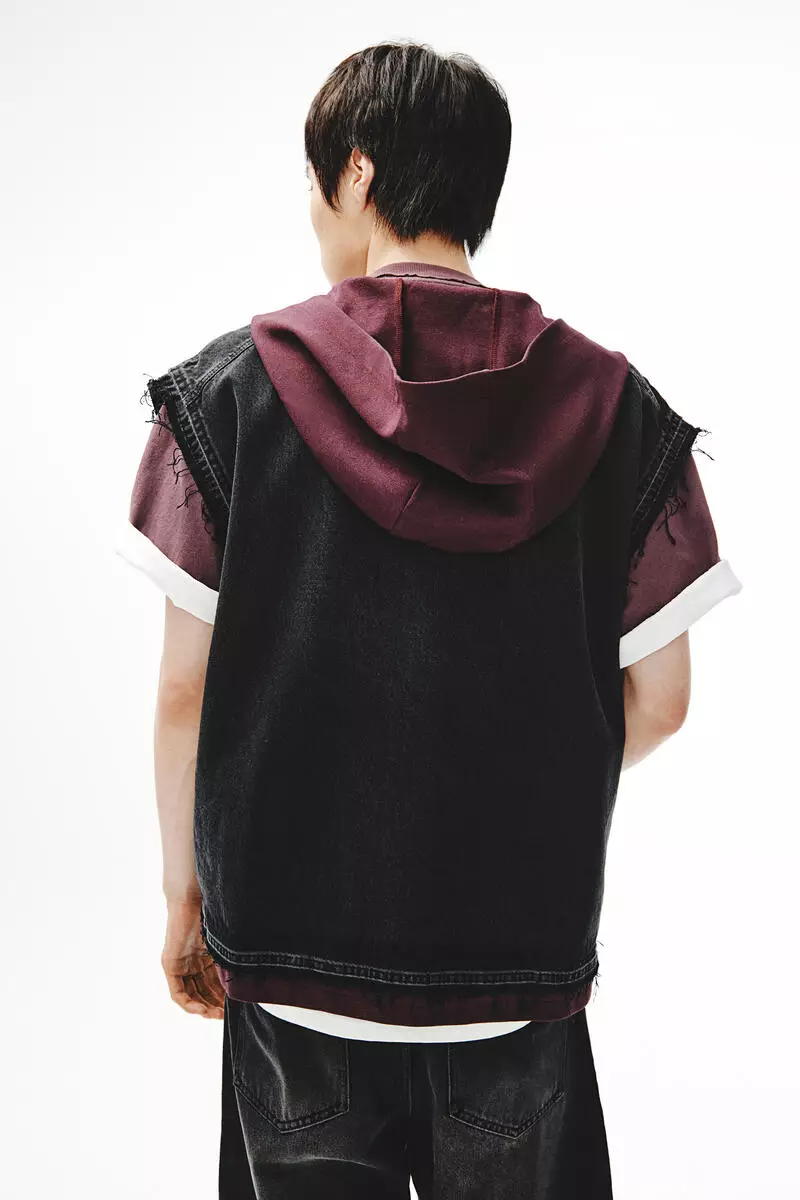 Loose Fit Sleeveless hoodie