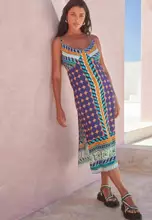 Blue Scarf Print