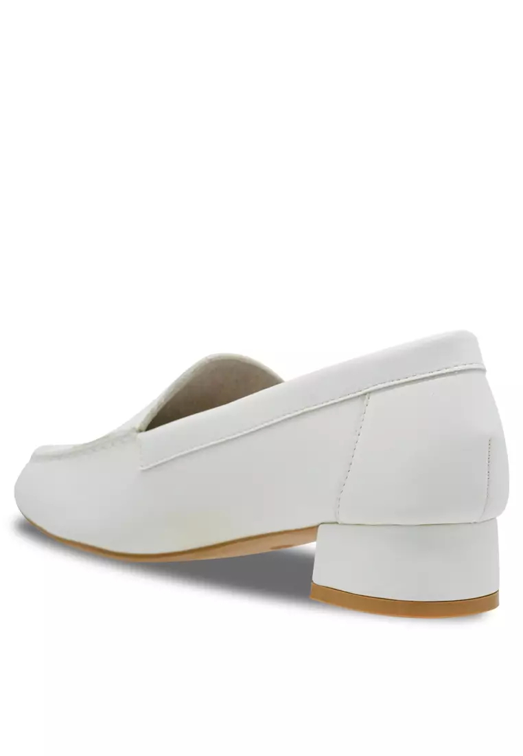 Women Slip On Faux Leather Loafers