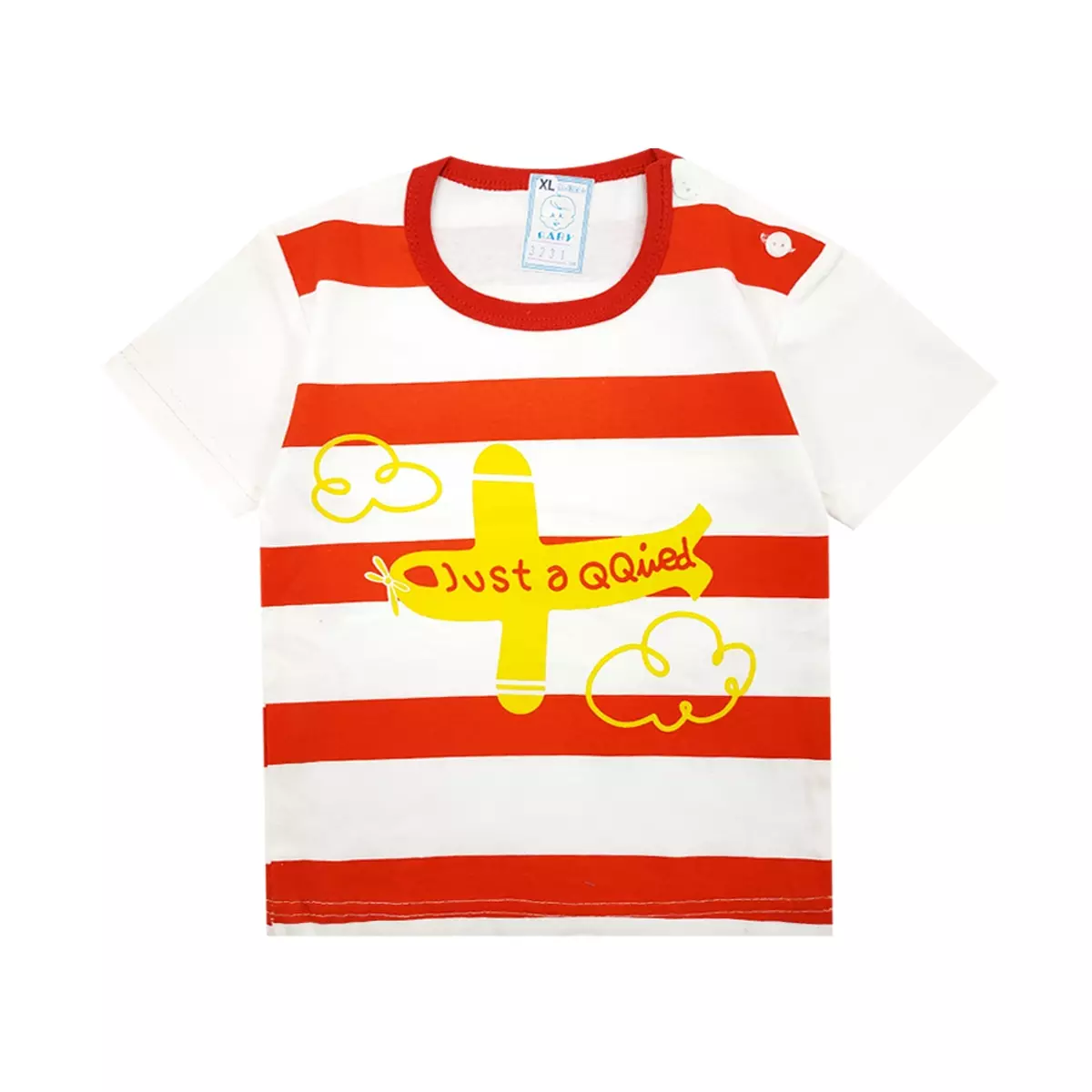 Wakakids Setelan Bayi Anak Laki Laki Usia 6 - 12 Bulan Motif Pesawat 3231 Merah