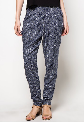 JACQUELINE Relax Pants with Geometric Print