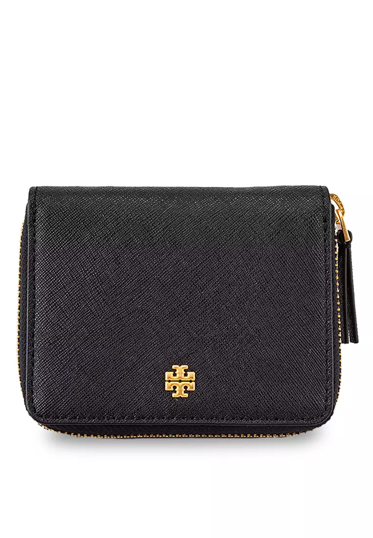 TORY BURCH Emerson Zip Around Bifold Wallet (tr) 2024 Buy TORY BURCH