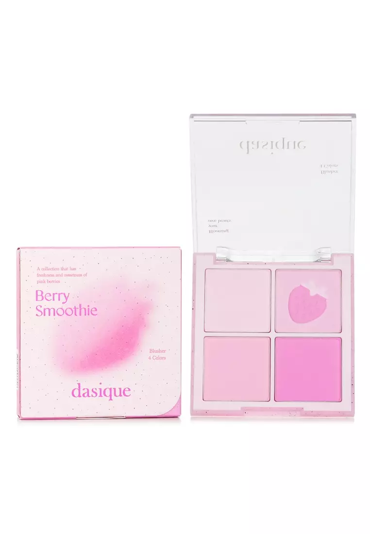 DASIQUE - Blending Mood Cheek 四色胭脂盤 - # 06 Berry Smoothie 11g