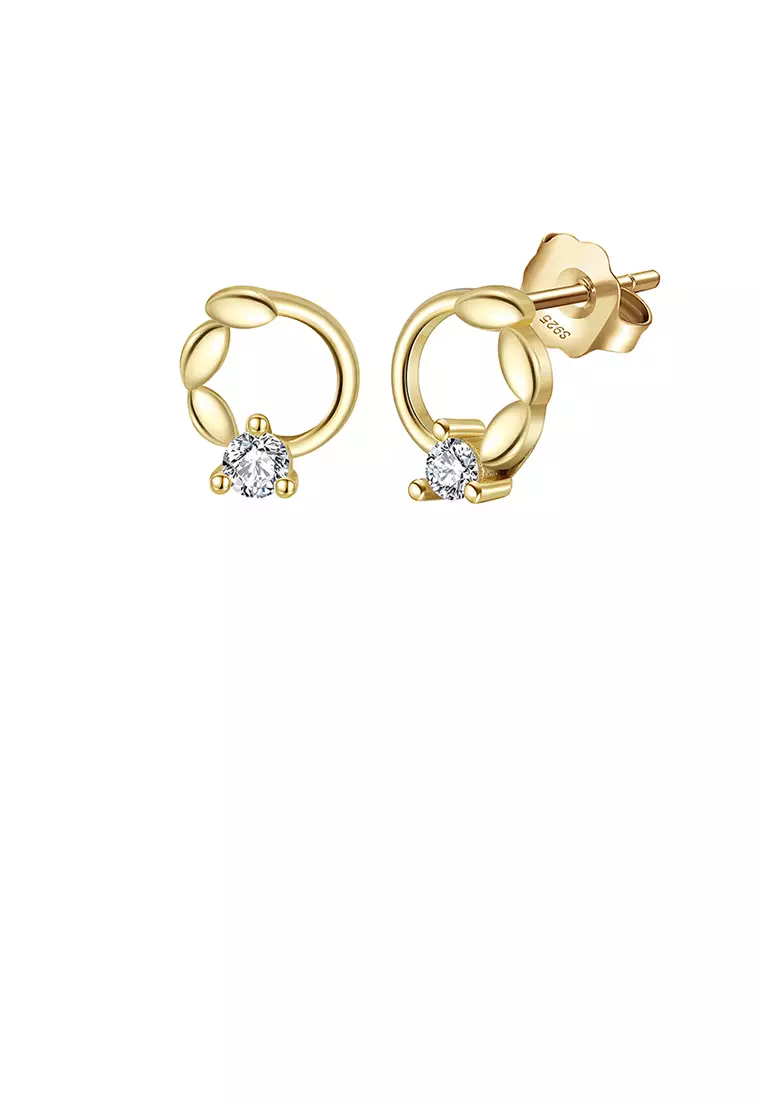 Gold earrings discount design small