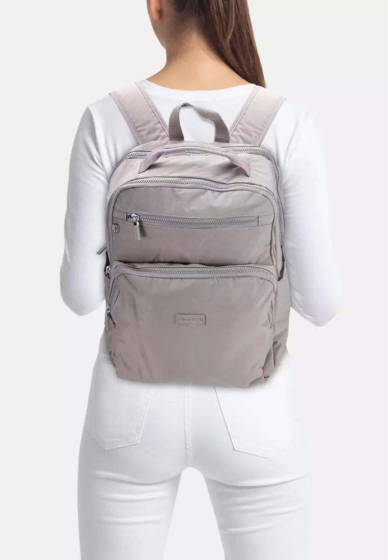 Crinkled Nylon Backpack