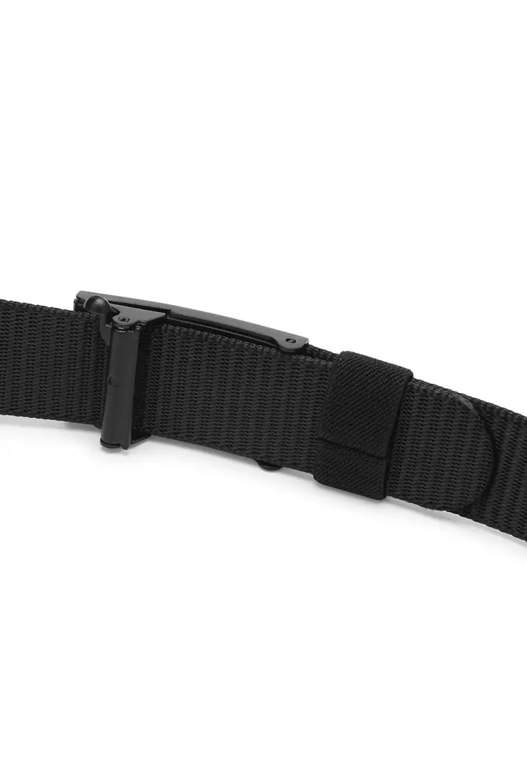40mm Auto Canvas Belt - Black