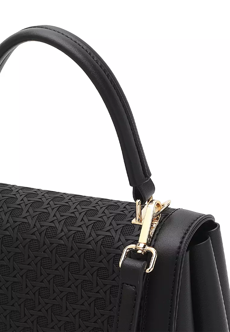 Women's Top Handle Bag / Sling Bag / Crossbody Bag (Tas Selempang / Tas Tangan) - Hitam