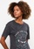 LC WAIKIKI black and grey Crew Neck Printed Short Sleeve Cotton Women's T-Shirt 80DB5AA54375F7GS_3