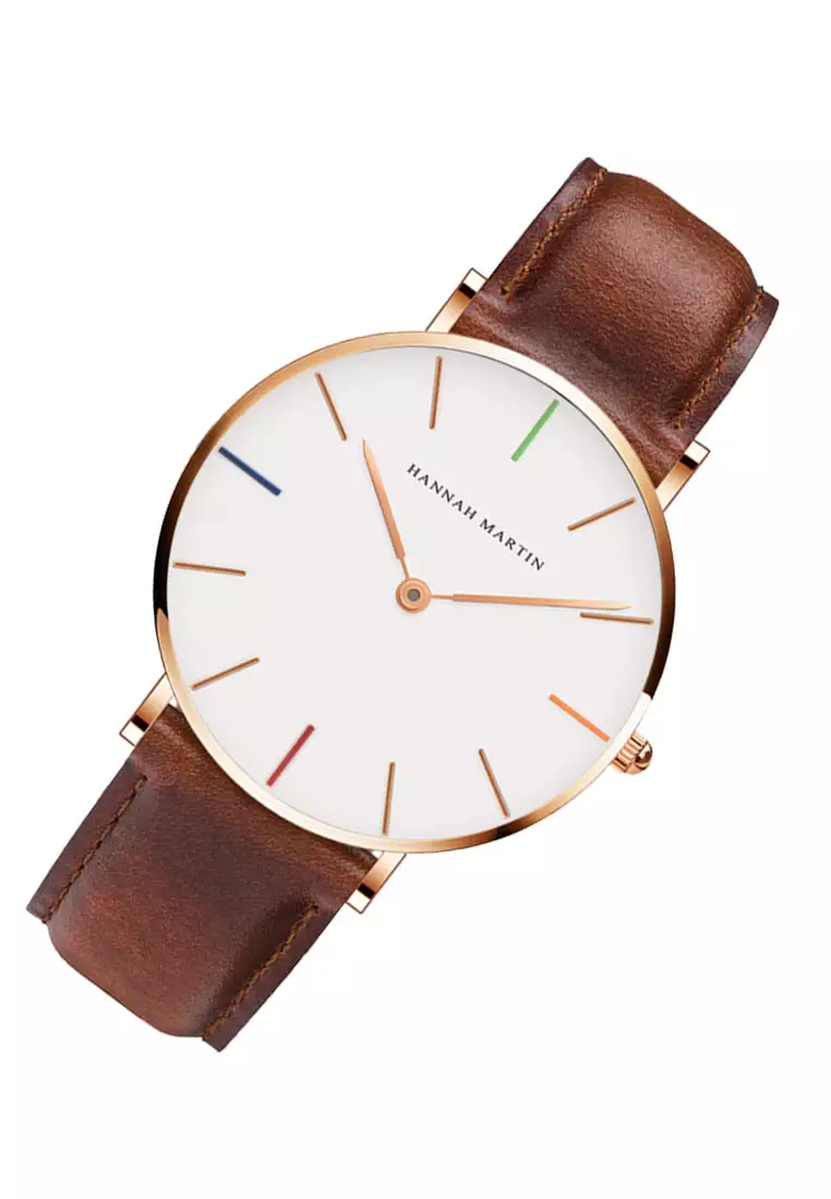 Hue Brown Men Quartz Watch