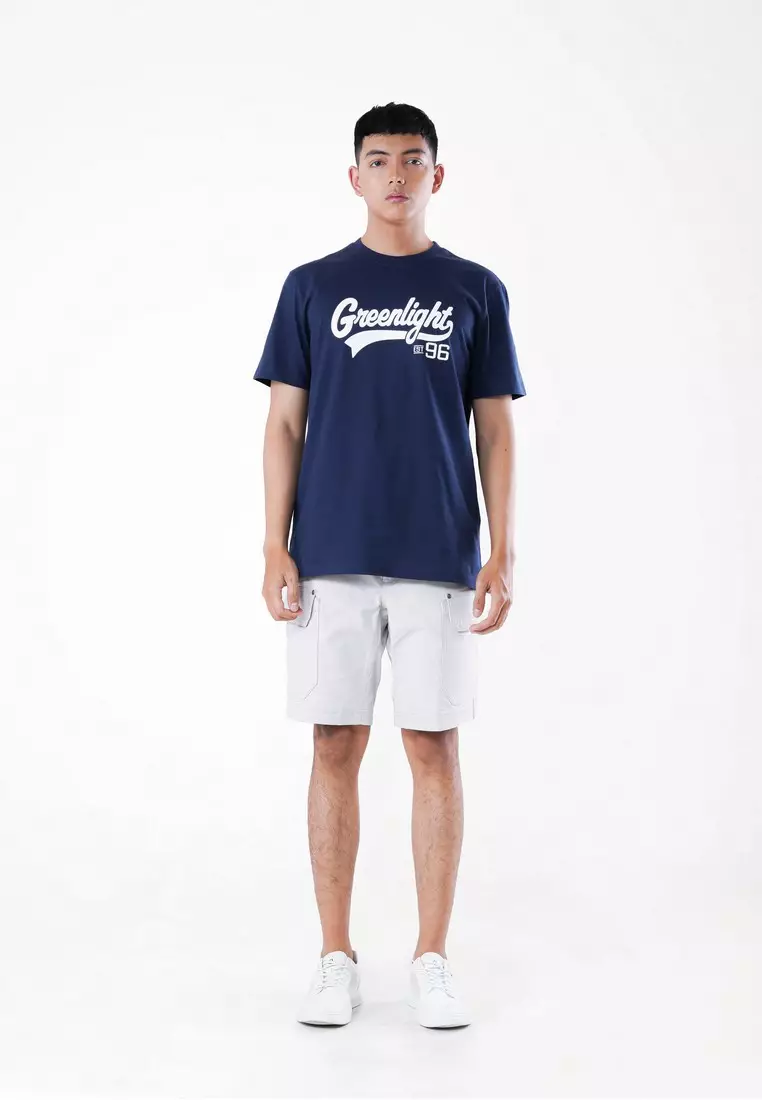 Greenlight Men's T-Shirt Short Sleeve Cotton Logo Script OL-C281223