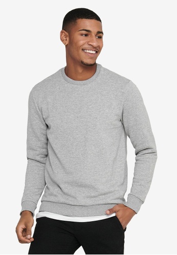 henley sweatshirt men's clothing
