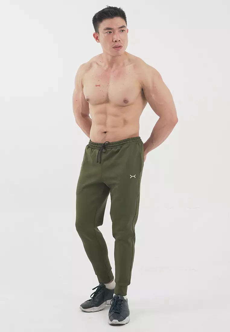 FLEXZONE Sports Jogger Pants Hightrack 2.0 Series Army Green
