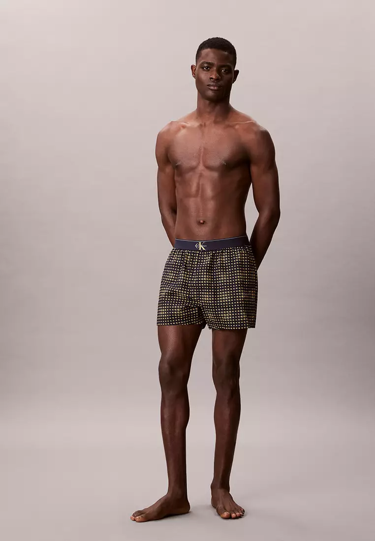 Cotton Monogram Slim Boxers - Calvin Klein Underwear
