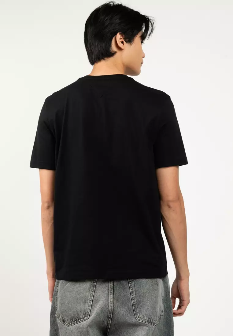 Flag Embroidery V-Neck T-Shirt - Tommy Mainline