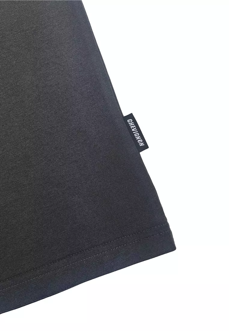 男裝印花徽章冰感短袖T恤