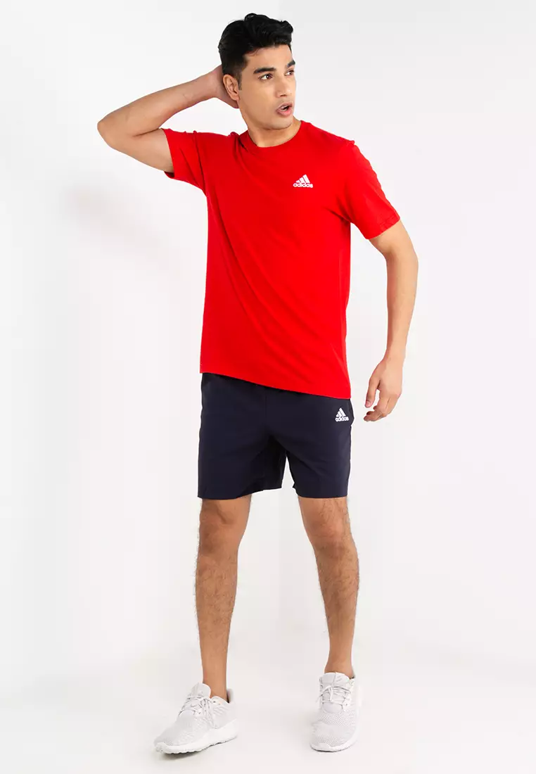 ADIDAS essentials single jersey embroidered small logo t shirt