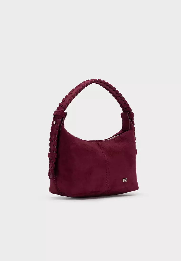 ADJUSTABLE STRAP TOTE BAG WITH WOVEN HANDLE 编织手柄托特包