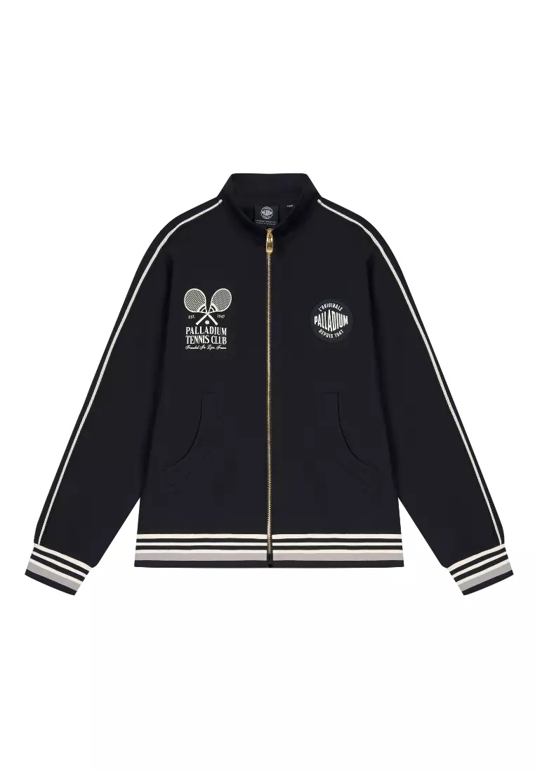 女裝 LOGO 側面條紋復古外套