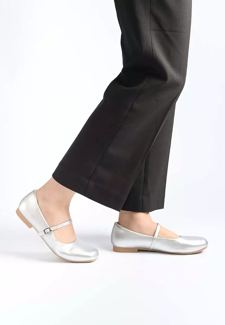 Brie Ballerina Strap Flats