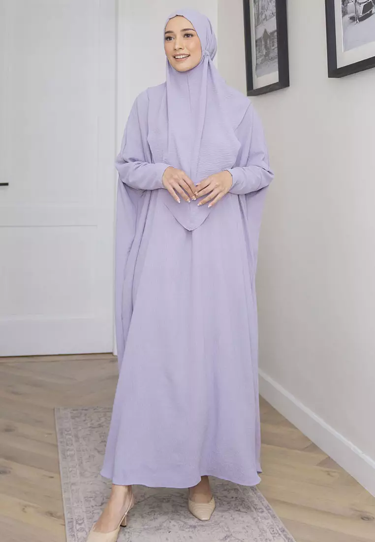 Hafsha Abaya Set Tea Rose