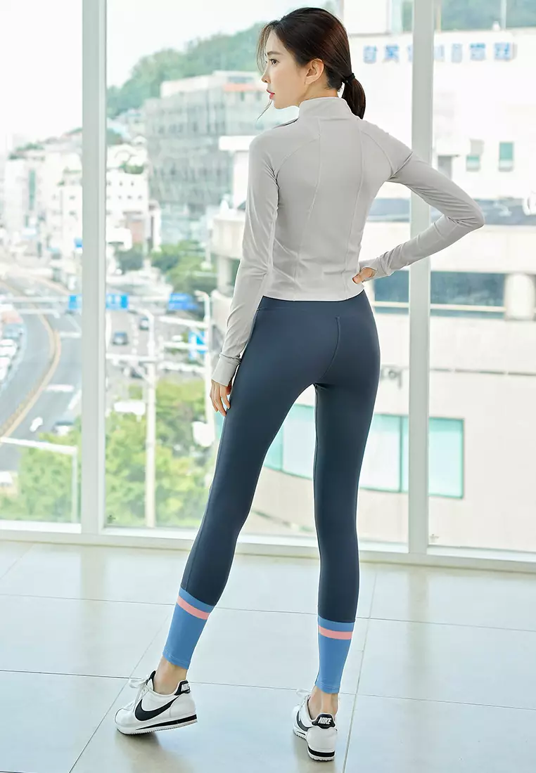 3 Pcs Set Top +bra + Pants Korean Style Yoga Jogging Sports