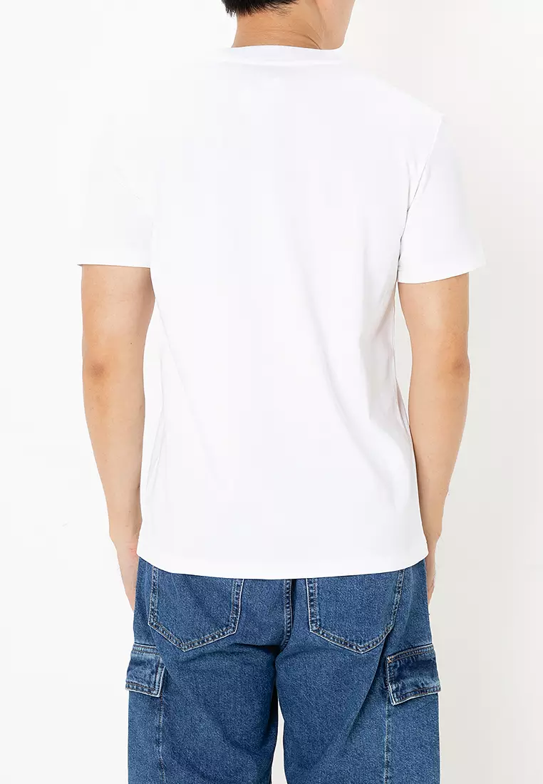 Crackled Print Tee