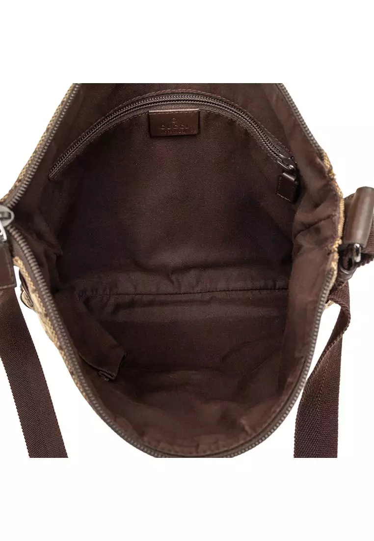 Pre-Loved Gucci Gg Canvas Crossbody